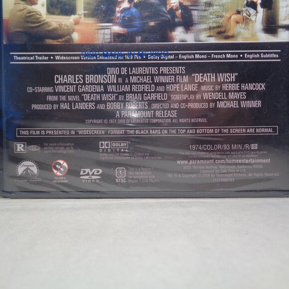 DEATH WISH New DVD / Widescreen / Charles Bronson - Picture 5 of 6